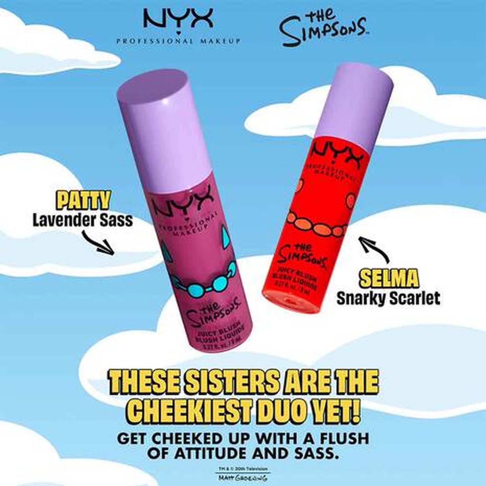 NYX Pro Makeup The Simpsons Juicy Blush Lavender Sass 8ml