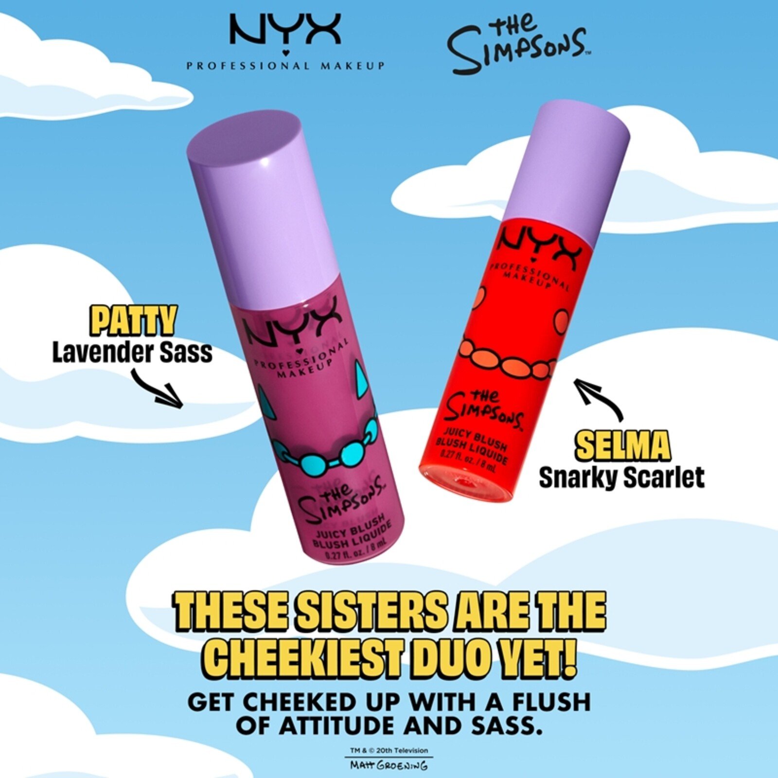 NYX Pro Makeup The Simpsons Juicy Blush Snarky Scarlett 8ml