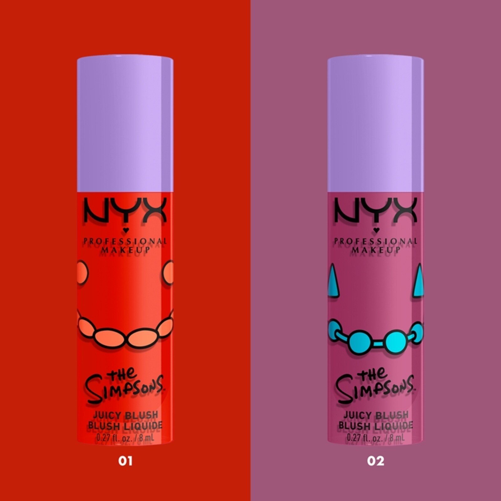 NYX Pro Makeup The Simpsons Juicy Blush Snarky Scarlett 8ml