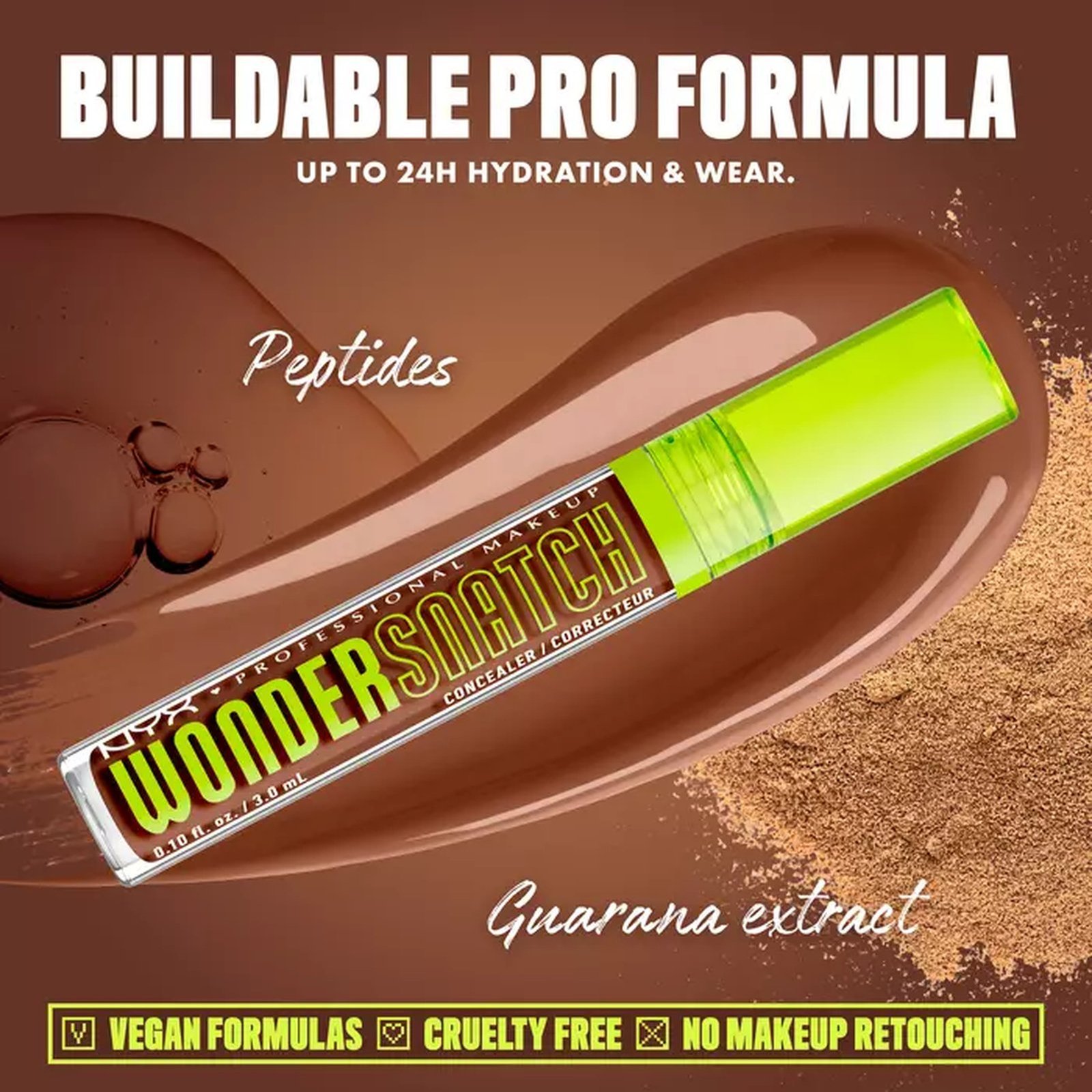 NYX Pro Makeup Wonder Snatch Concealer 27 Walnut 3ml