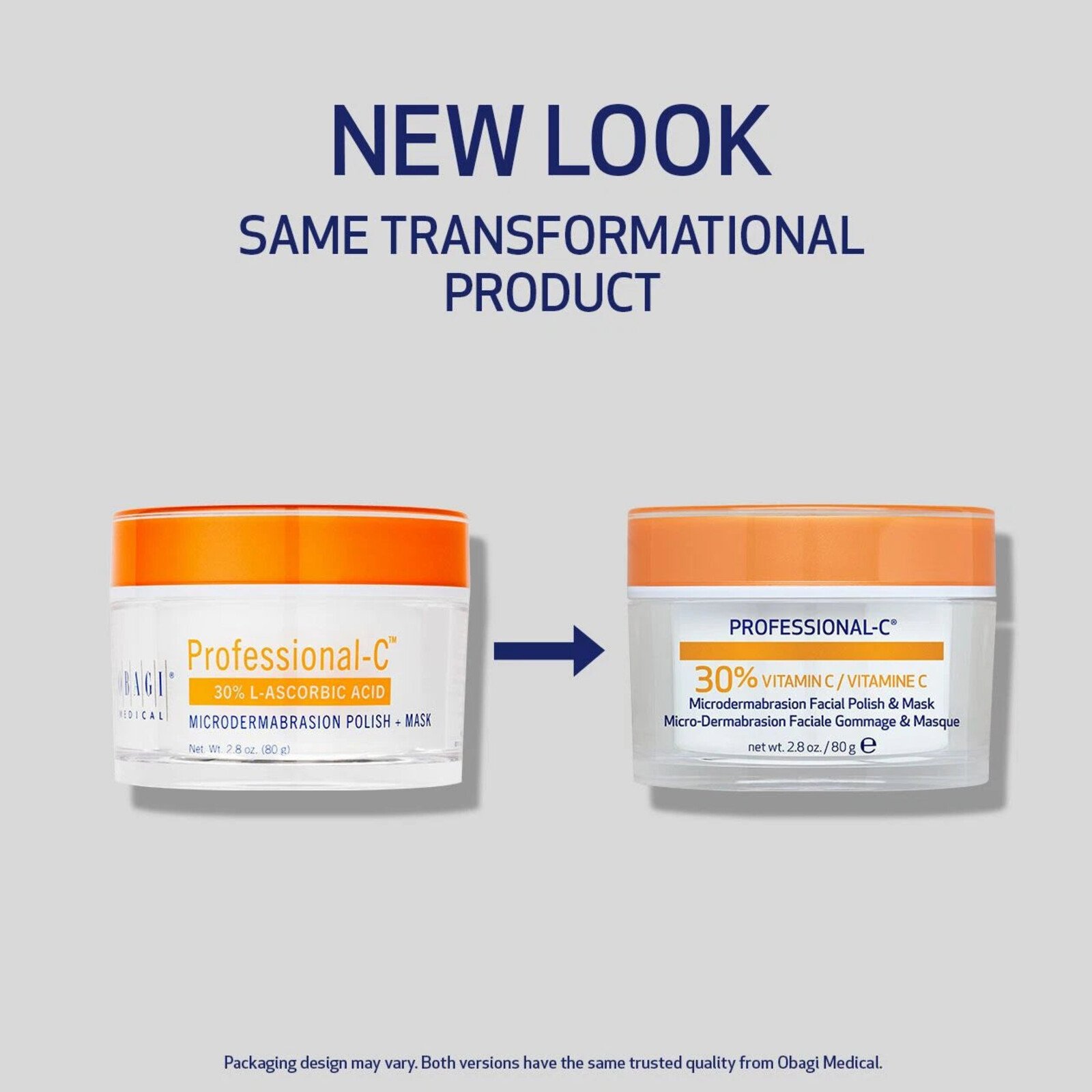 Obagi Professional-C 30% Vitamin C Microdermabrasion Facial Polish + Mask 80g