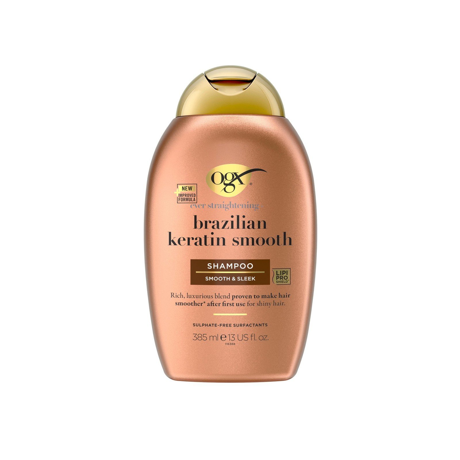 OGX Ever Straightening + Brazilian Keratin Smooth Champú 385ml