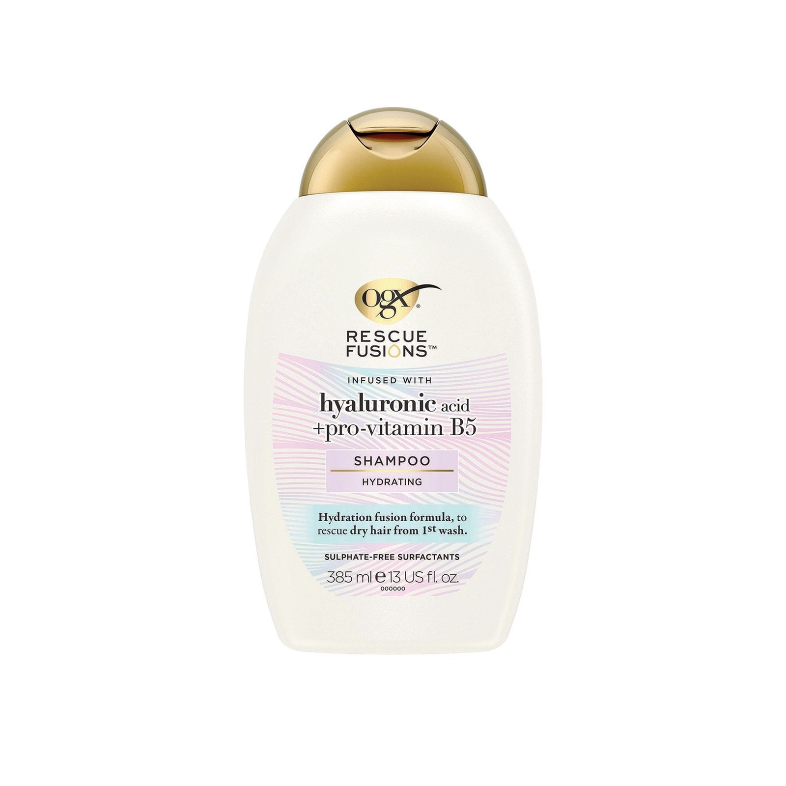 OGX Rescue Fusions شامبو حمض الهيالورونيك + برو-فيتامين B5 385ml