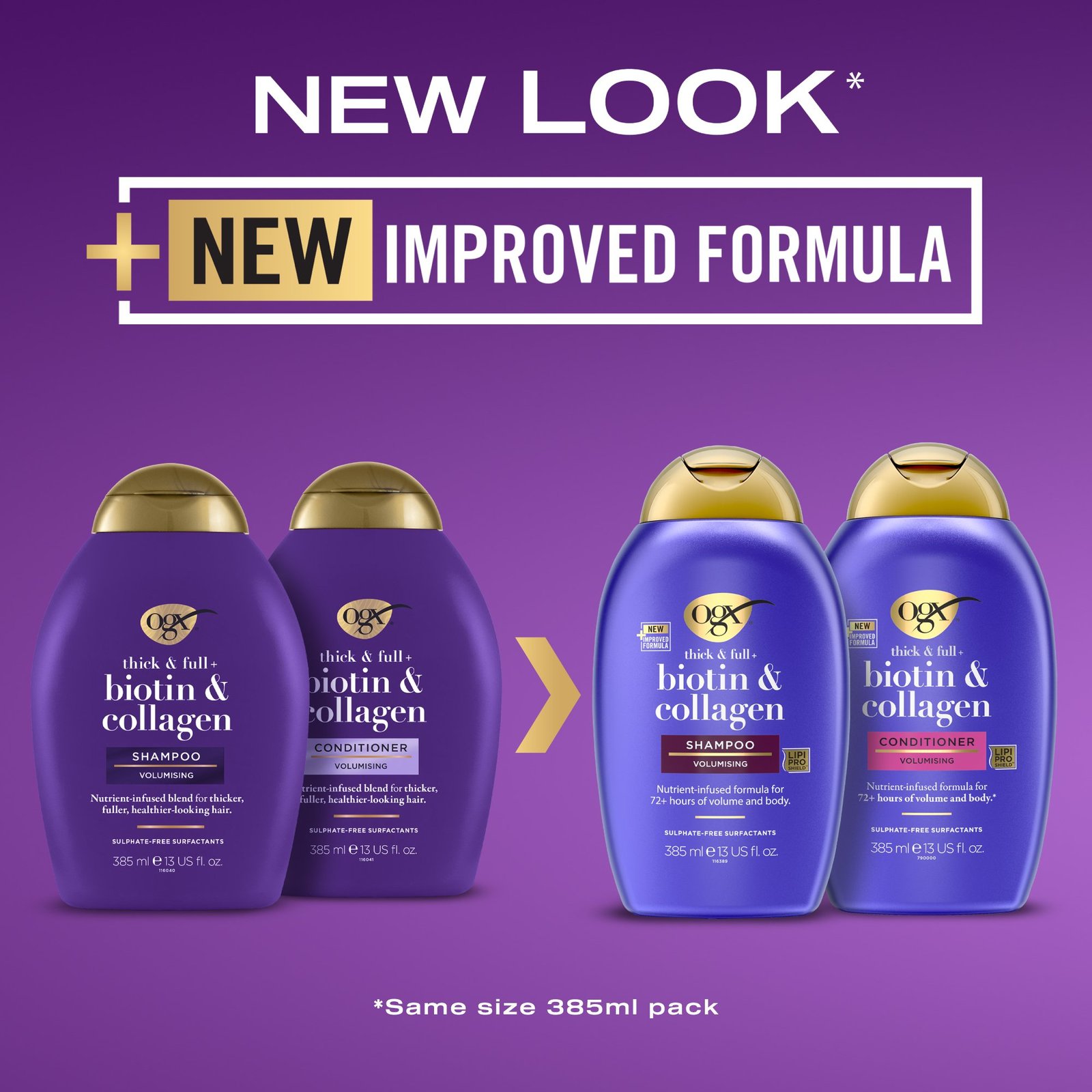 OGX Champú Thick & Full + Biotin & Collagen 385ml