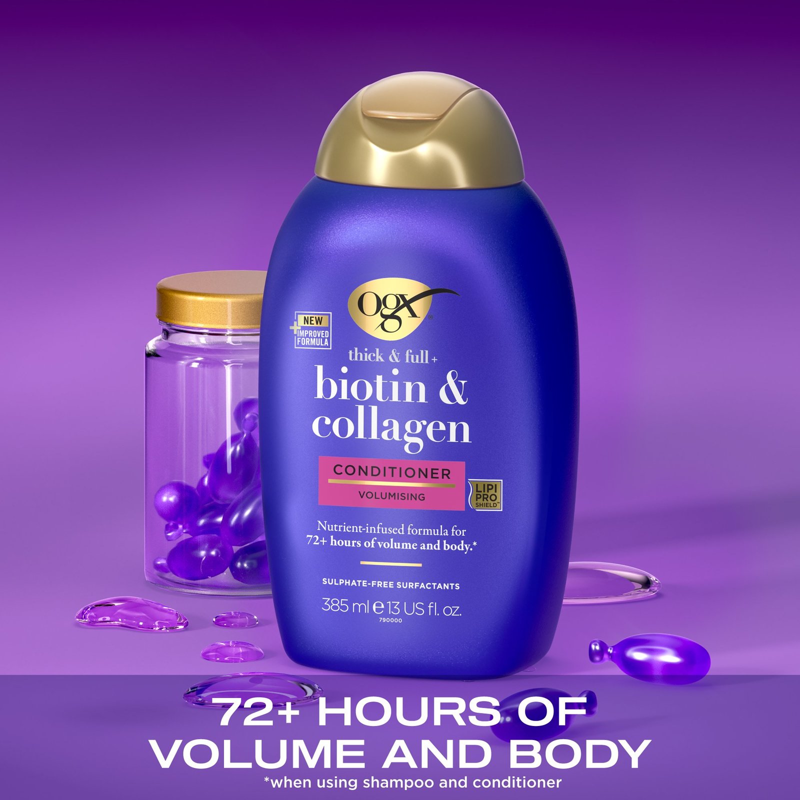 OGX Thick & Full + Biotin & Collagen Acondicionador 385ml