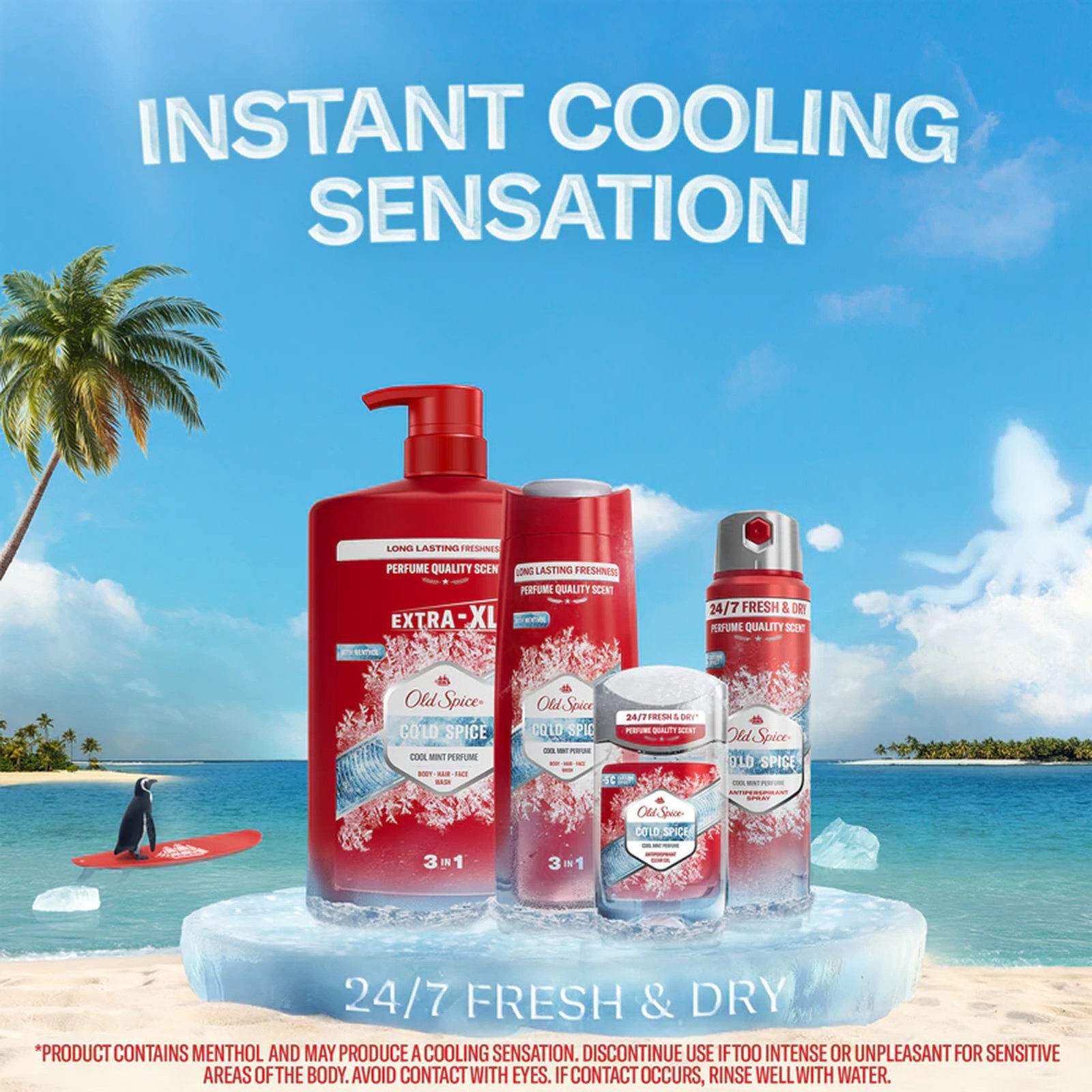 Old Spice Cold Spice 3-in-1-Duschgel 400 ml