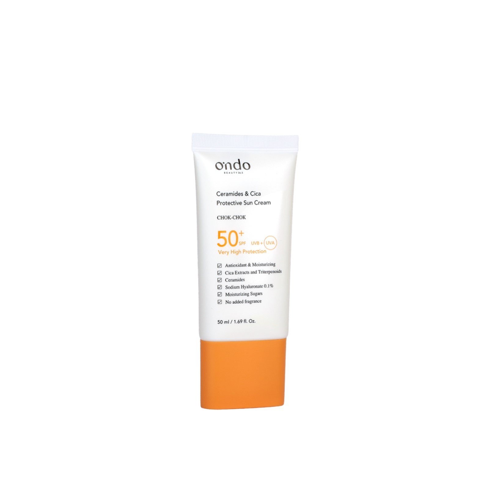 Ondo Beauty 36.5 Ceramides & Cica Protective Sun Cream SPF50+ 50ml