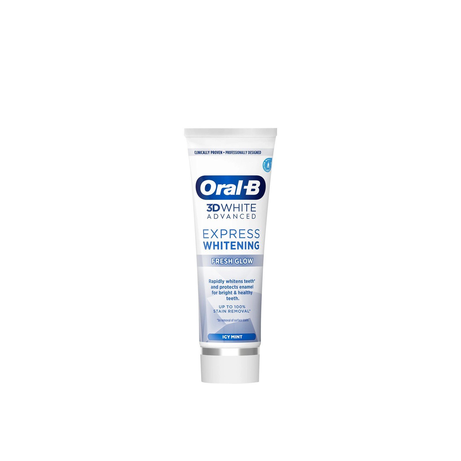 Oral-B 3D White Advanced سريع مبيض منعش إشراق Icy Mint 75ml