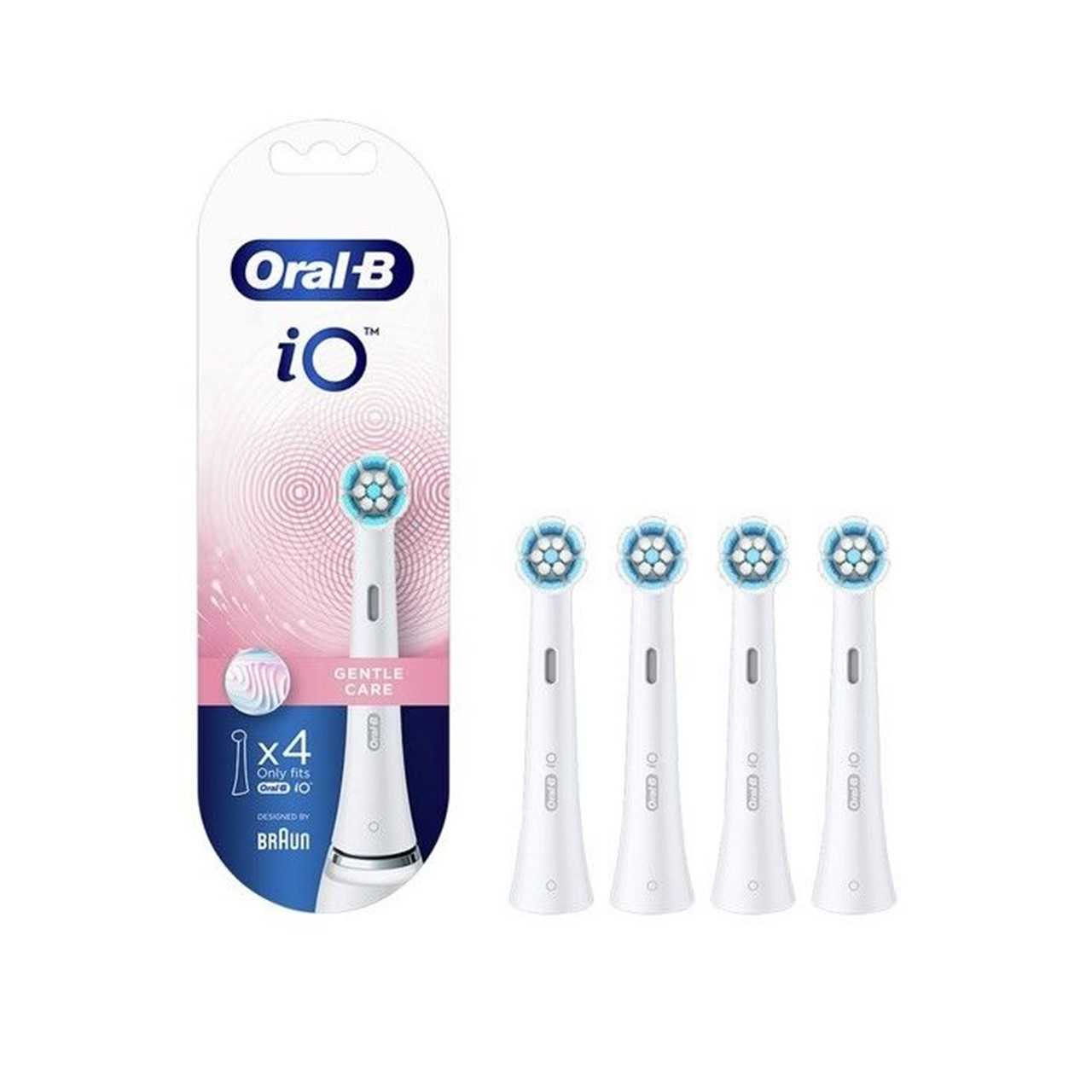 Oral-B iO Gentle Care Cabezal de Recambio Cepillo Eléctrico White x4