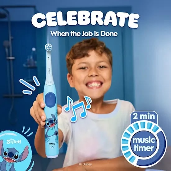 Oral-B iO™ Kids 6+ Electric Toothbrush Stitch + Travel Case