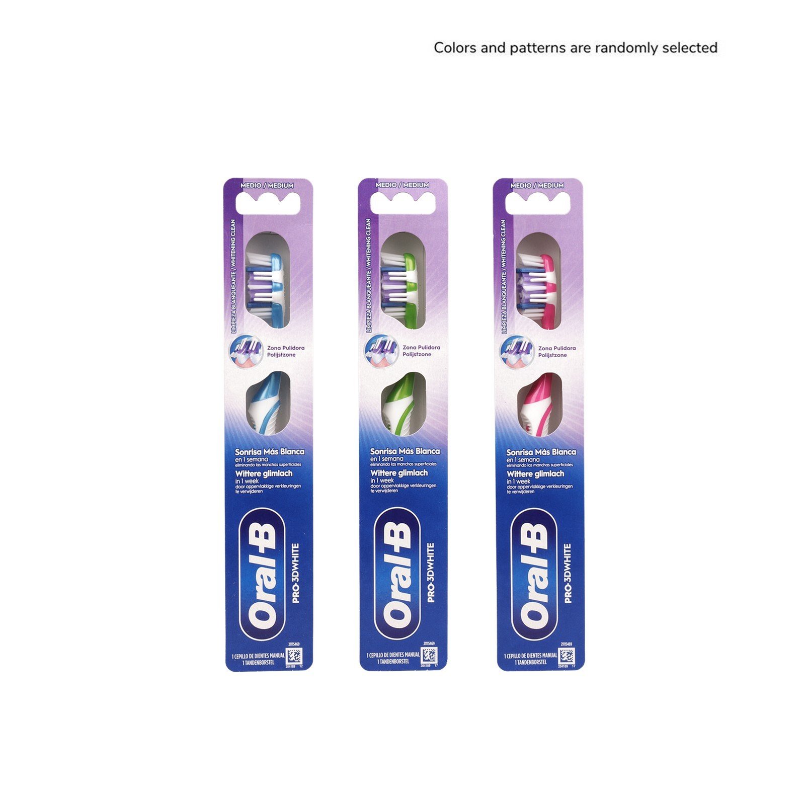 Oral-B Pro-3D White Zahnbürste Mittel