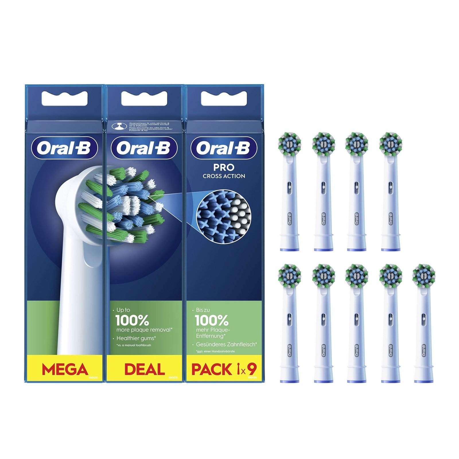 Oral-B Pro Cross Action Cabezal de Repuesto Cepillo de Dientes Eléctrico