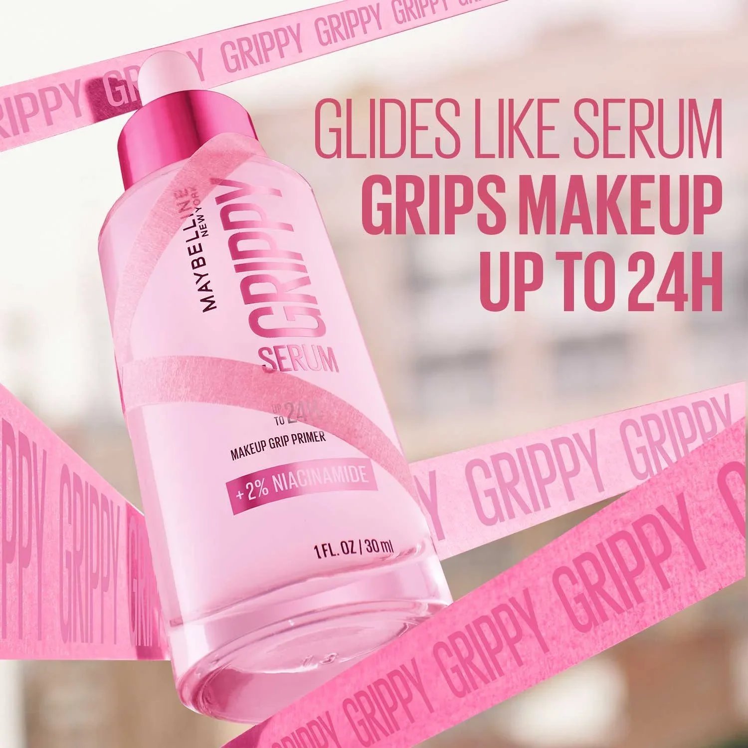 Maybelline Grippy Serum Primer Hidratante de Fixação 24h 30ml