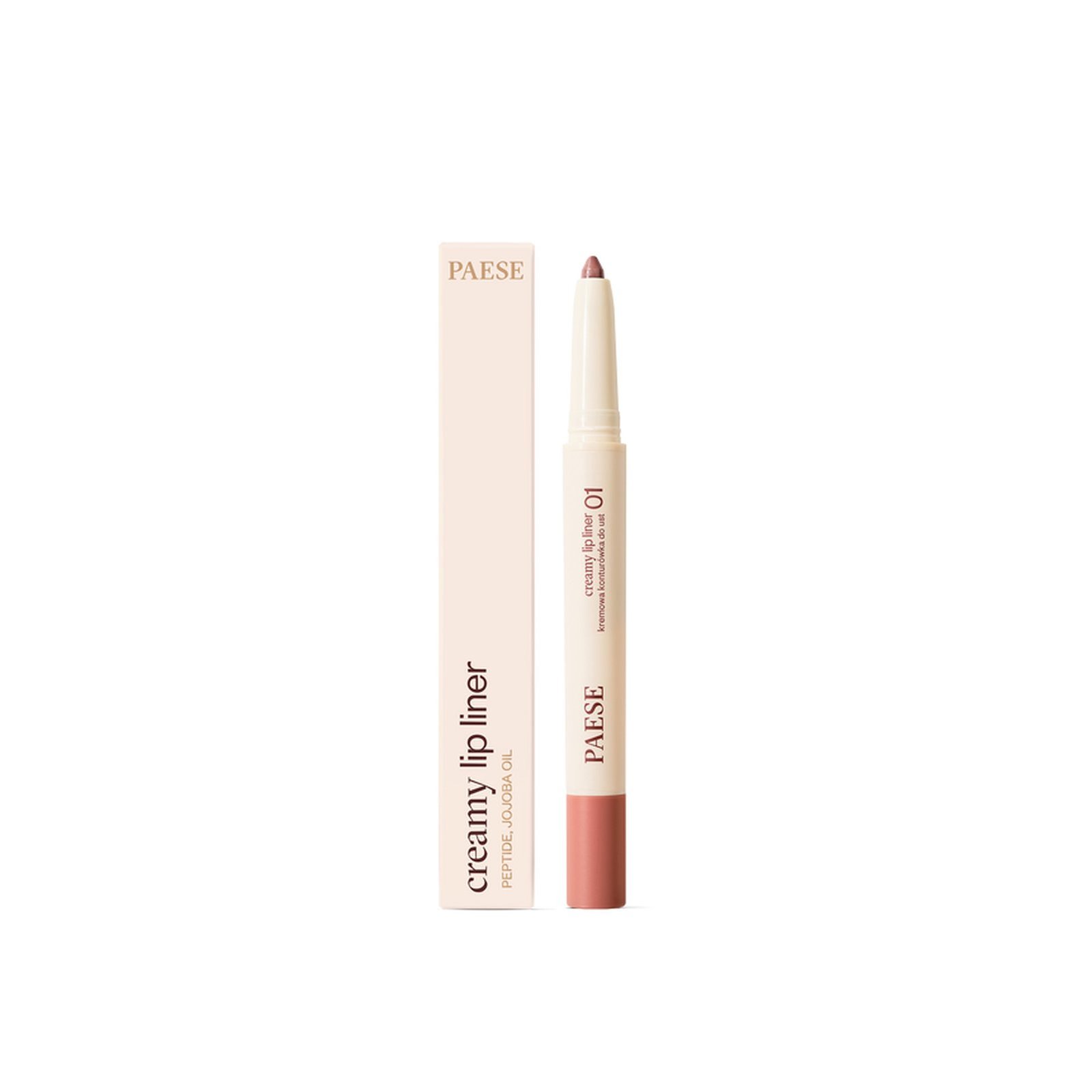 Paese Creamy Lip Liner 01 Cute Nude 0.6g