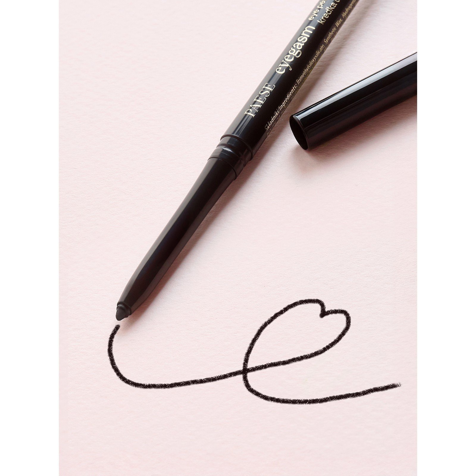 Paese Eyegasm Långhållande Ögonpenna Kajal Black 0,35g