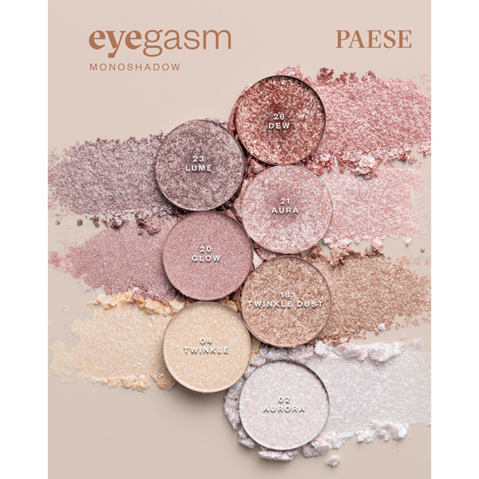 Paese Eyegasm Monoshadow 18 Twinkle Dust 1.5g