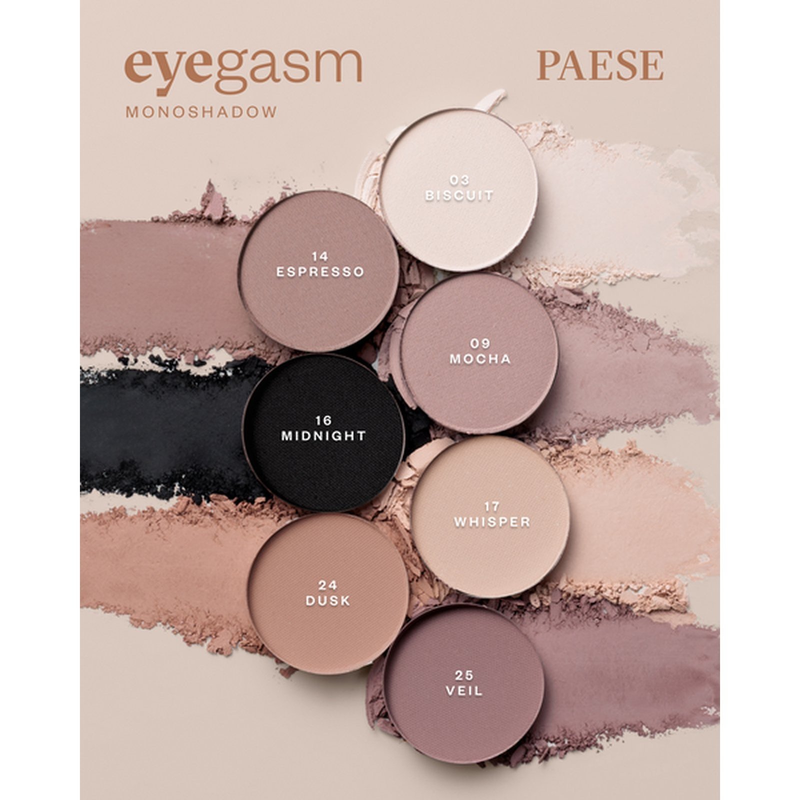Paese Eyegasm Monoshadow 25 Veil 1.5g