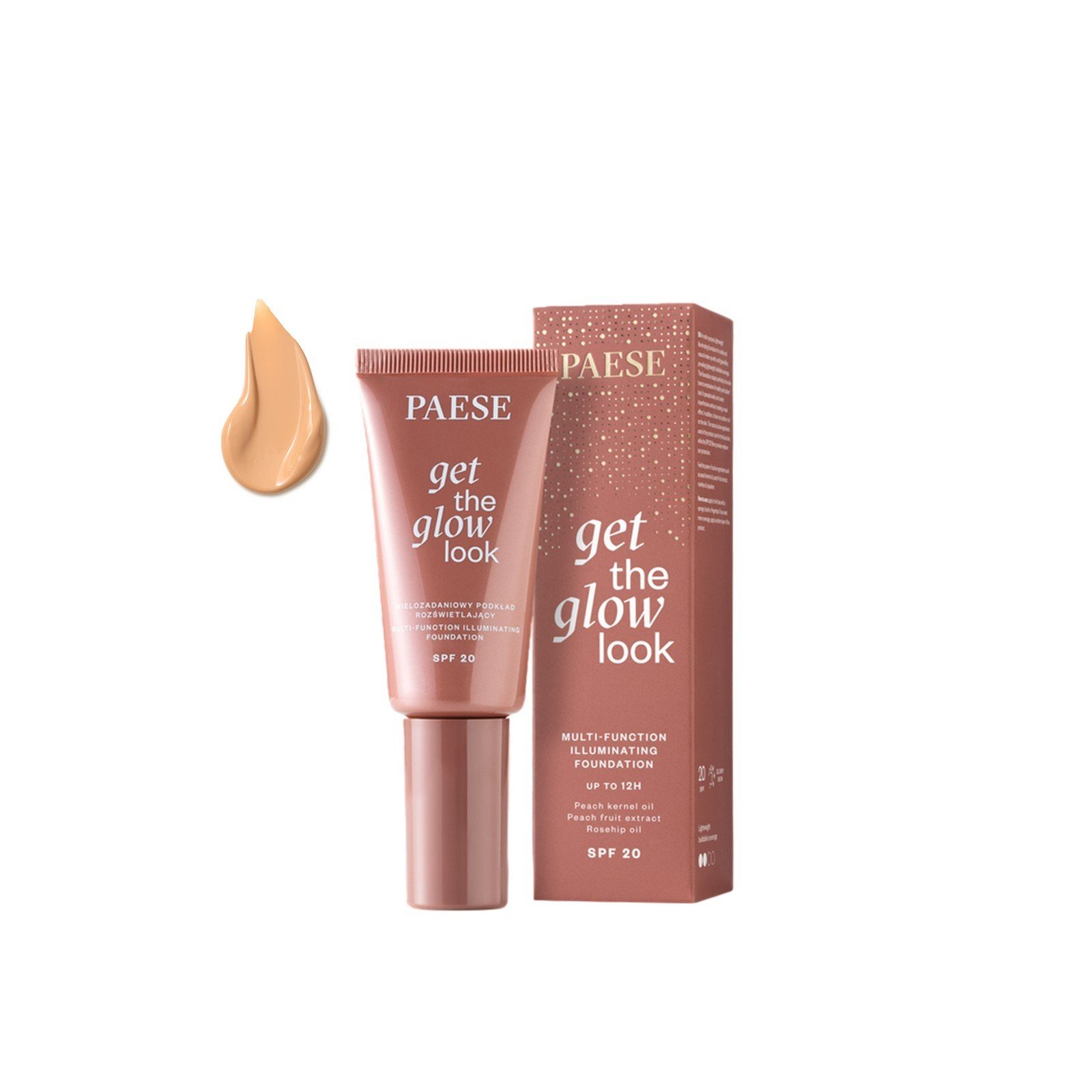 Paese Get The Glow Look كريم أساس مضيء متعدد الوظائف SPF20