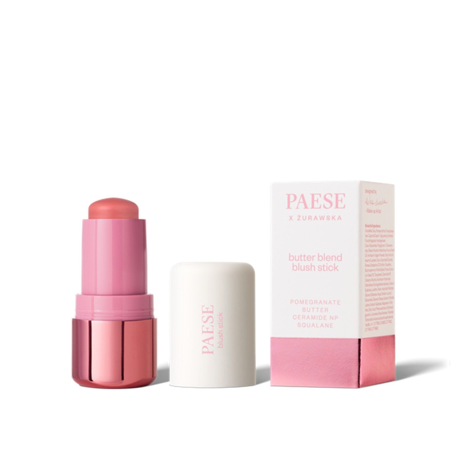 Paese x Żurawska Butter Blend عصا أحمر الخدود 03 Coral 6g
