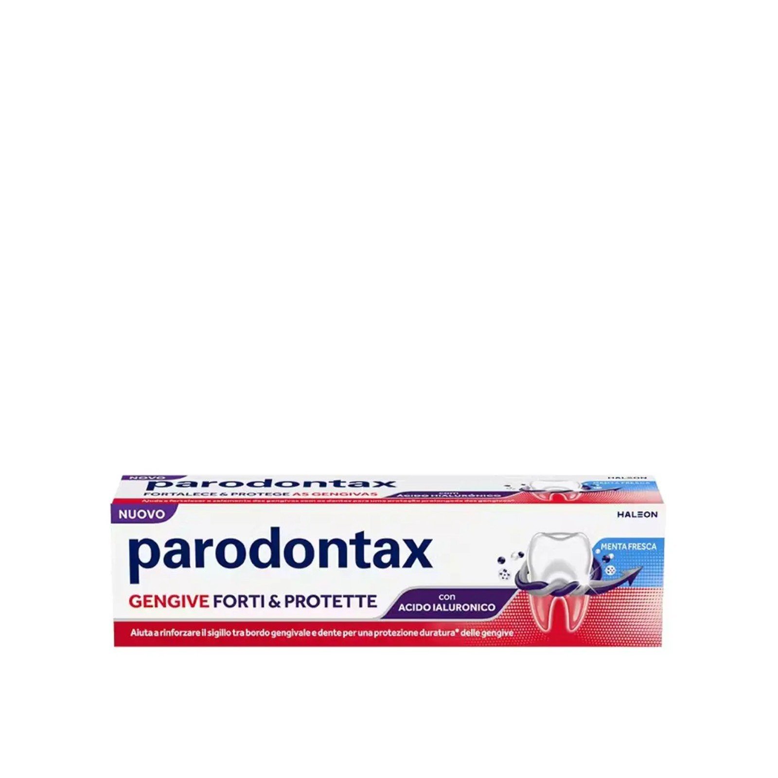 Parodontax Gum Strengthen & Protect with حمض الهيالورونيك معجون أسنان منعش Mint 75ml