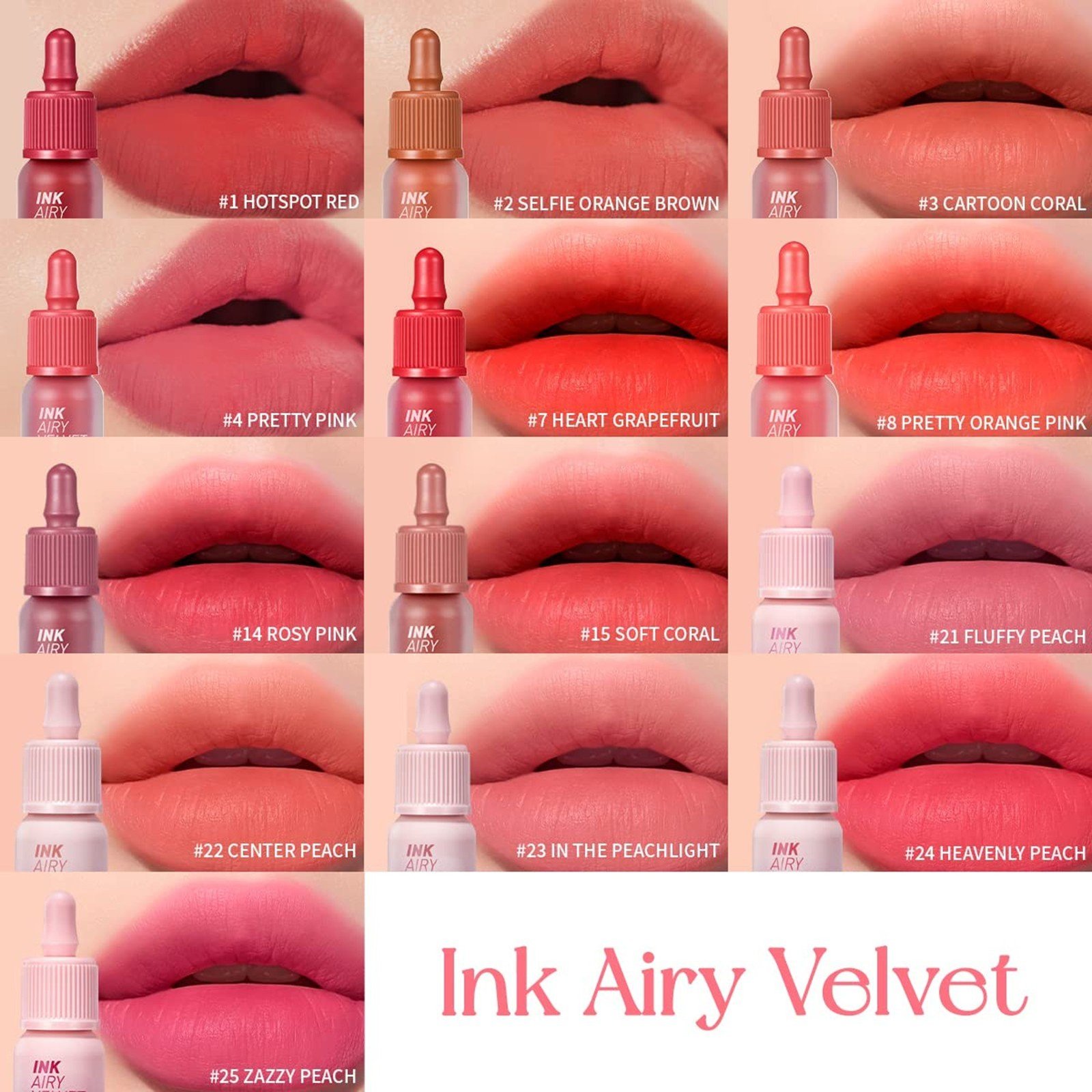 Peripera Ink Airy Velvet 03 Cartoon Coral 4g