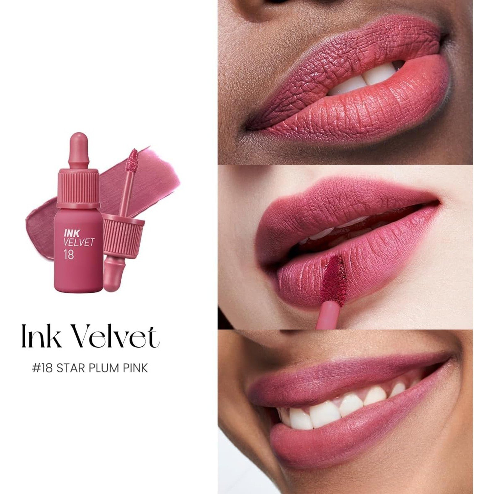 Peripera Ink Velvet 18 Star Plum Pink 4g