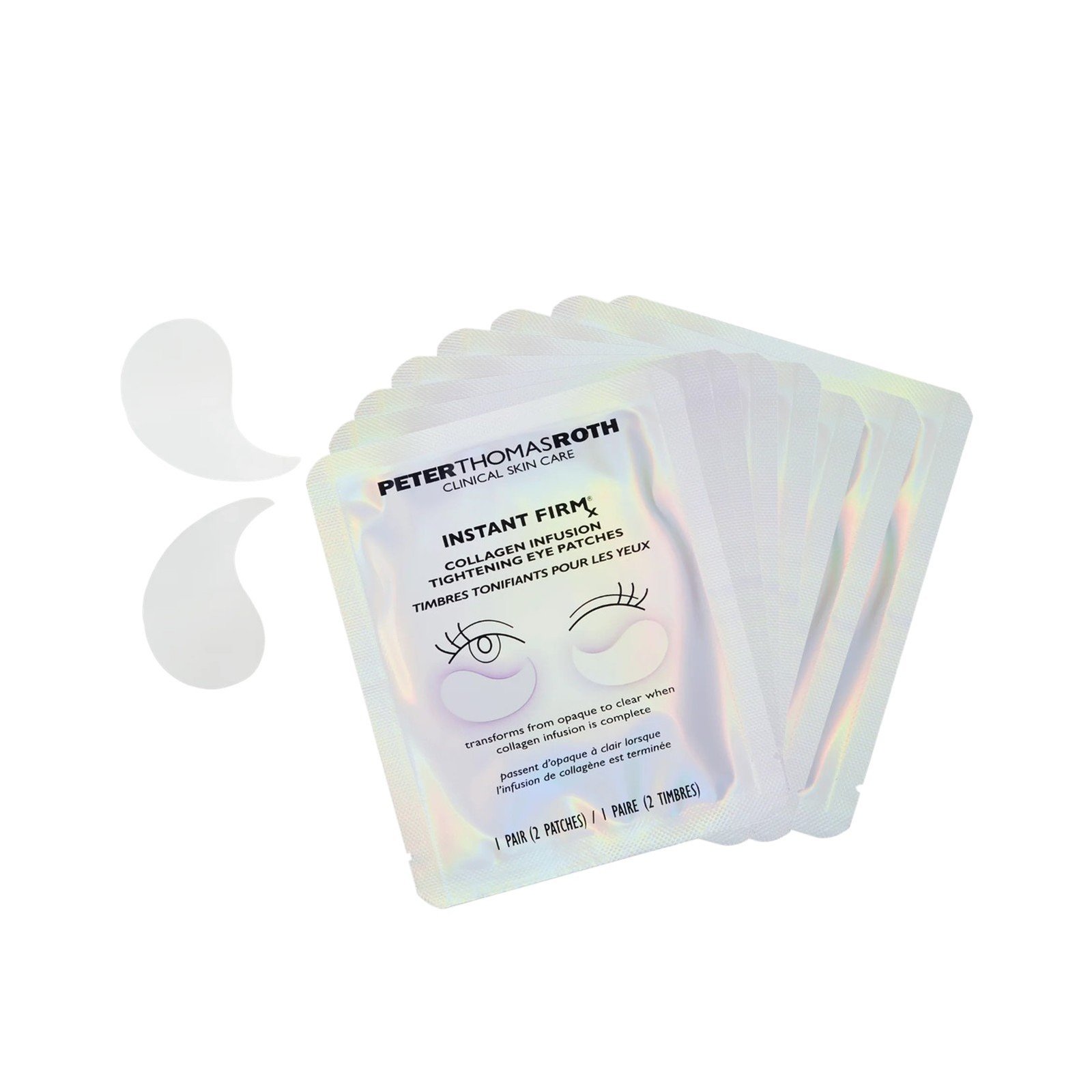 Peter Thomas Roth Instant FIRMx® Patchs Yeux Raffermissants au Collagène x8 Paires