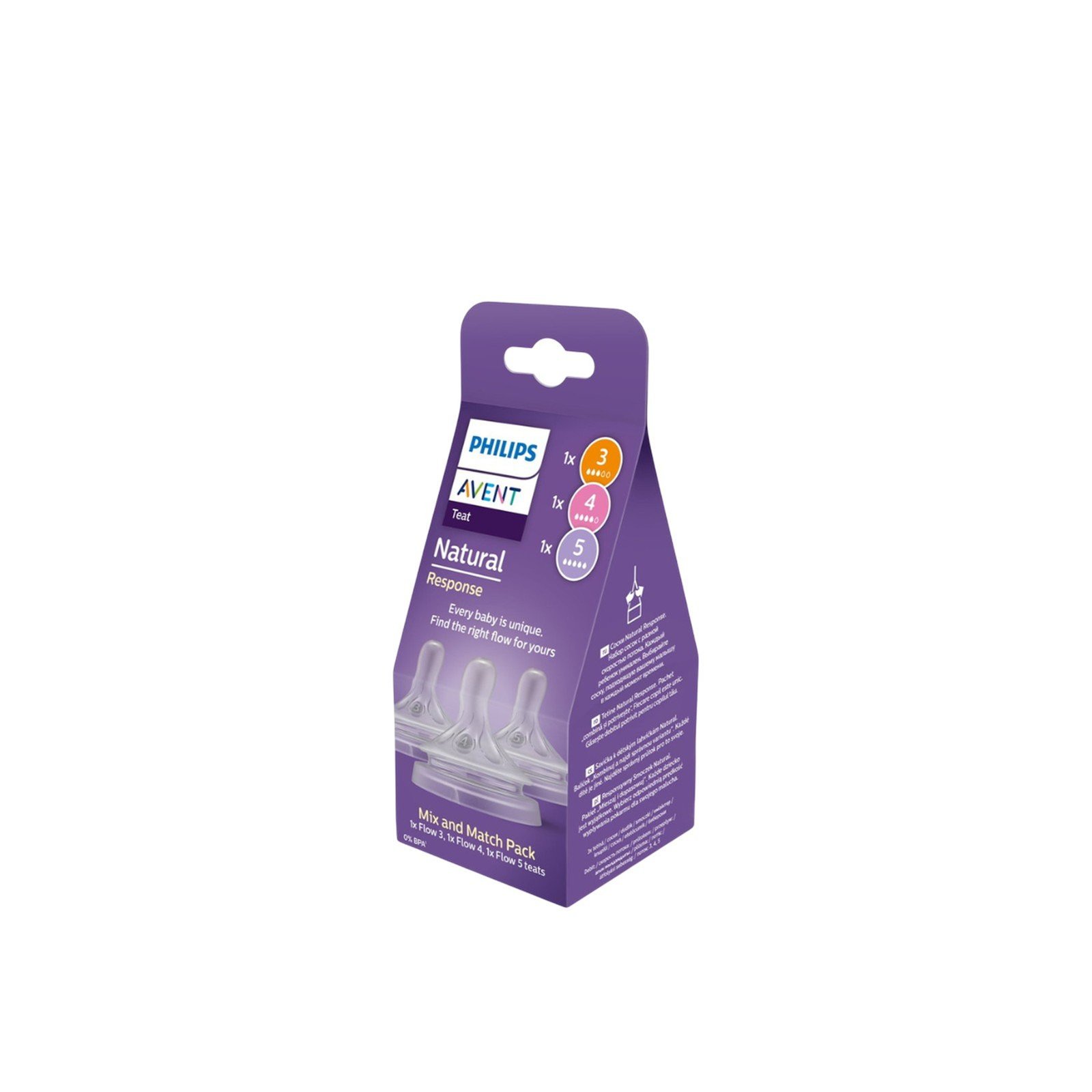 Philips Avent Natural Response Baby Bottle Silicone Nipple