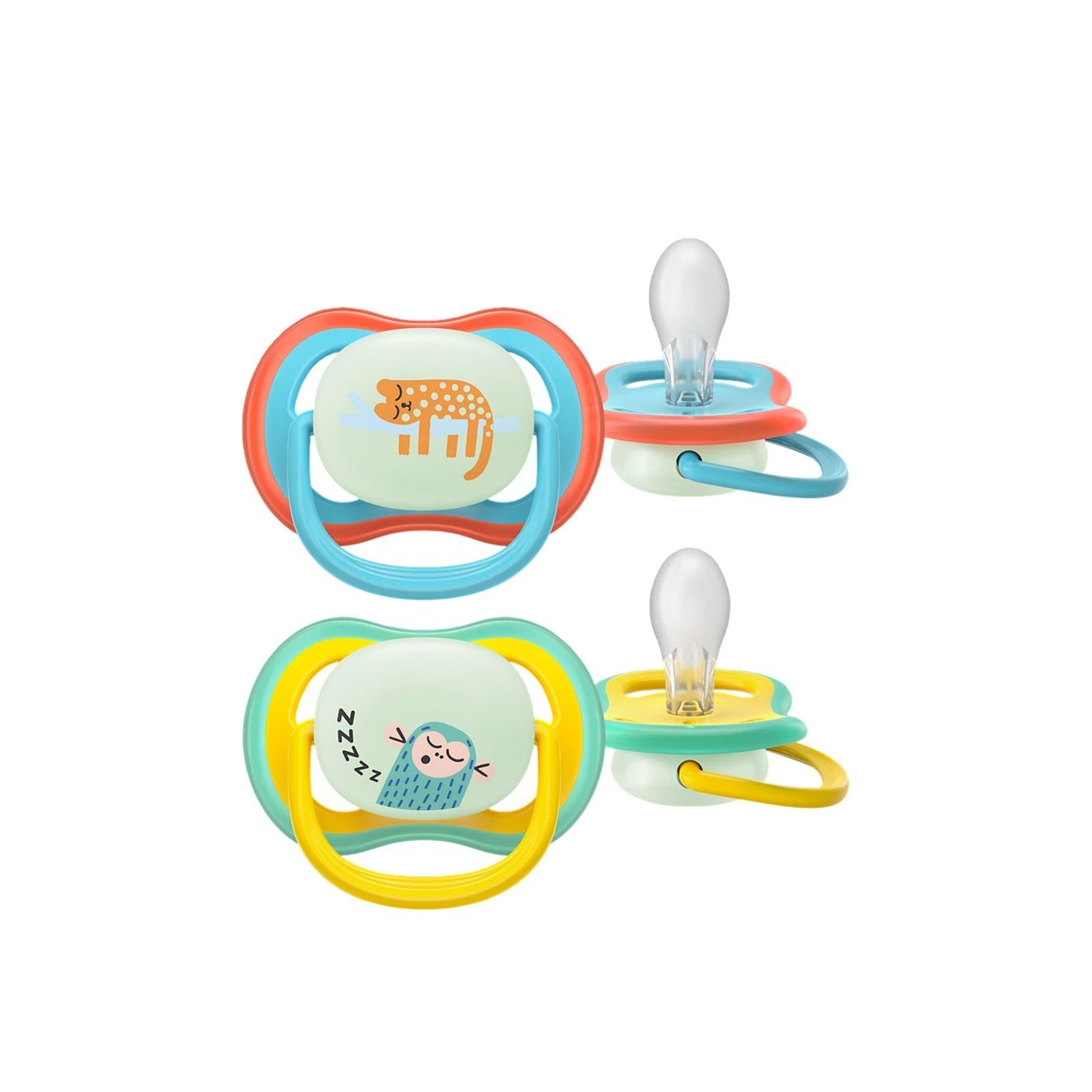 Philips Avent Chupete Nocturno Ultra Air 18m+ x2