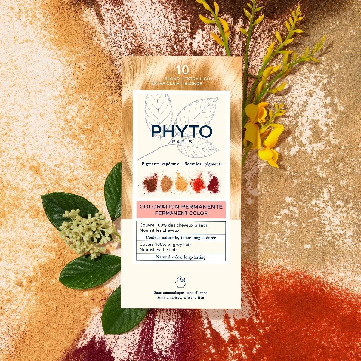 Phytocolor صبغة دائمة درجة 10 Extra Light Blonde