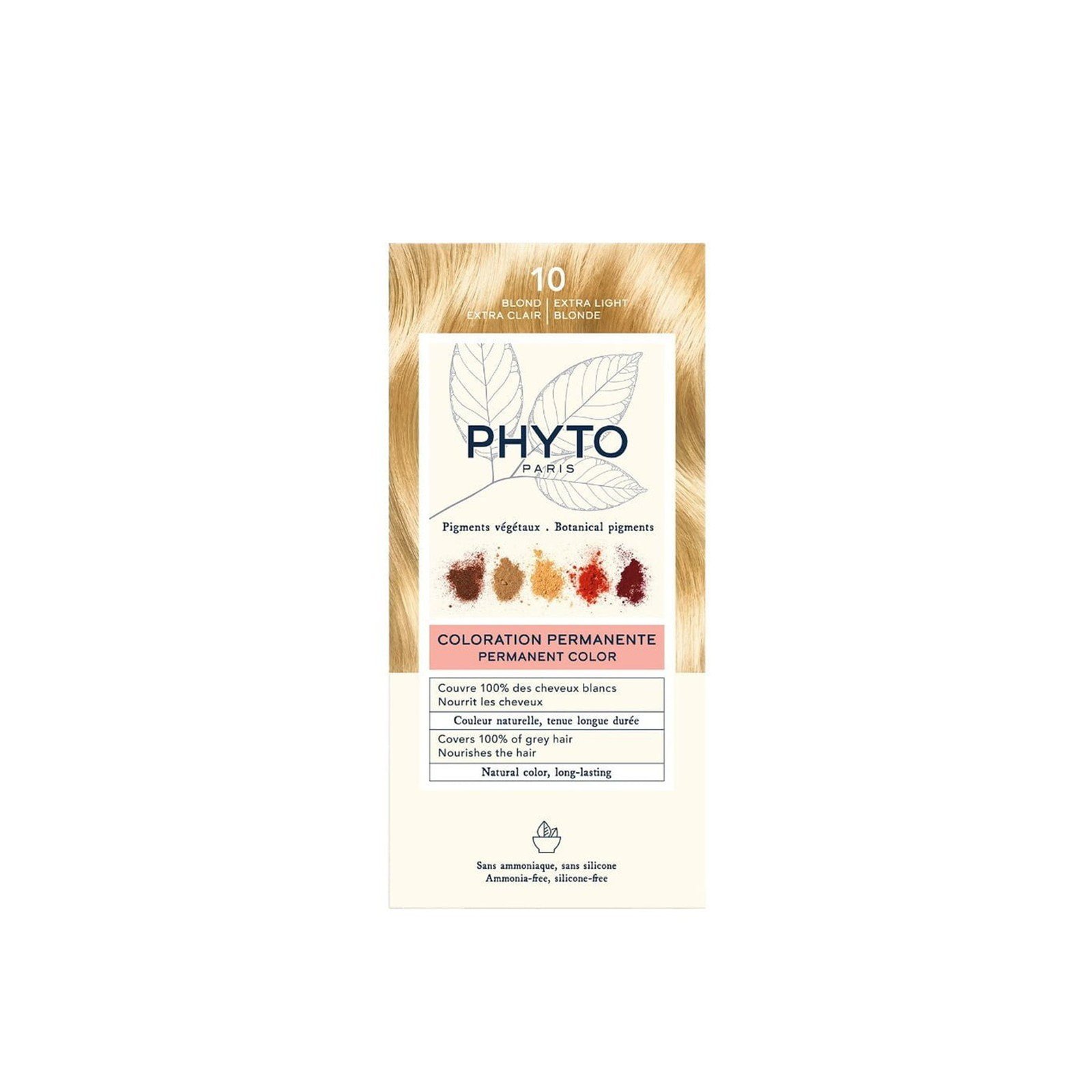 Phytocolor صبغة دائمة درجة 10 Extra Light Blonde