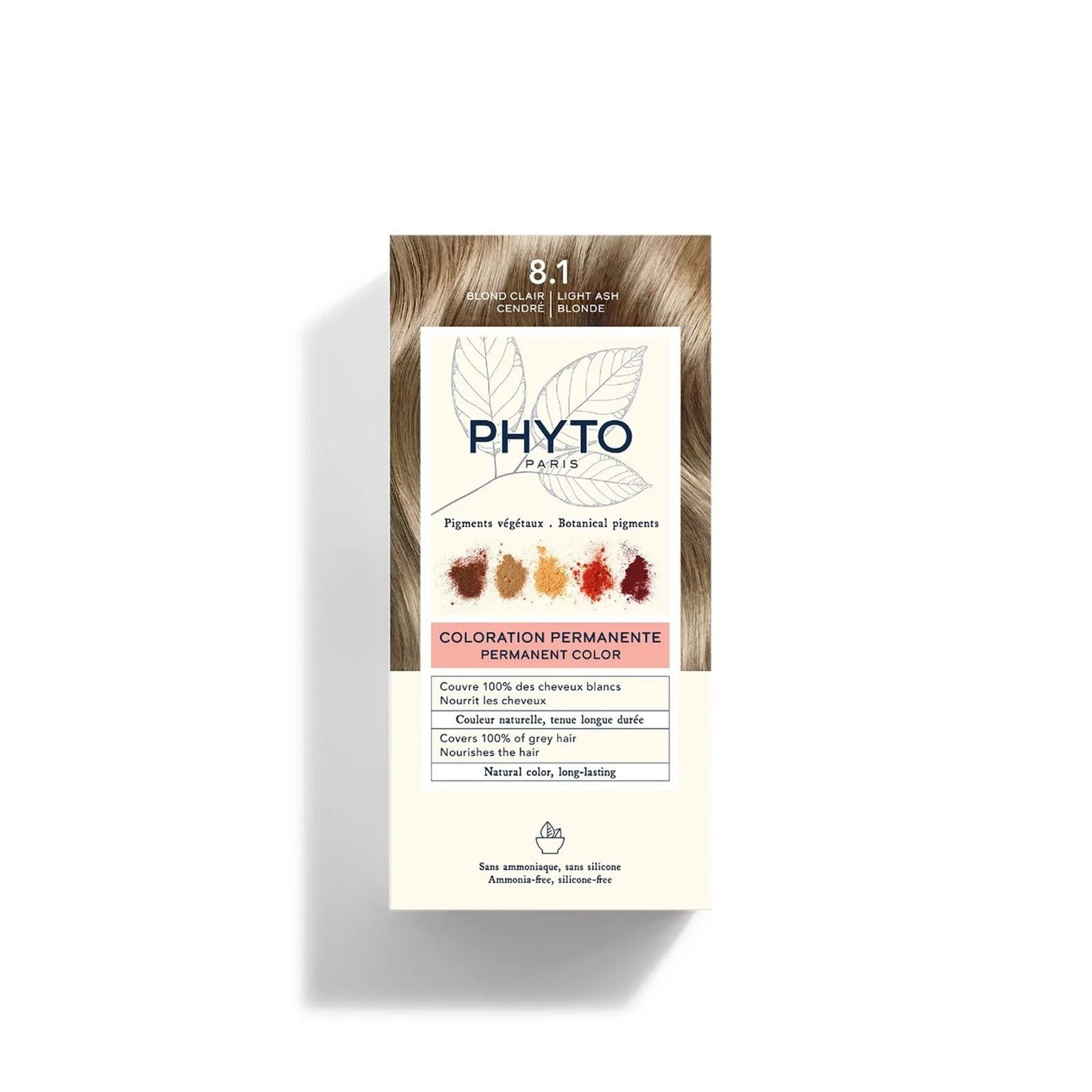 Phytocolor Coloração Permanente Tom 8.1 Louro Claro Acinzentado