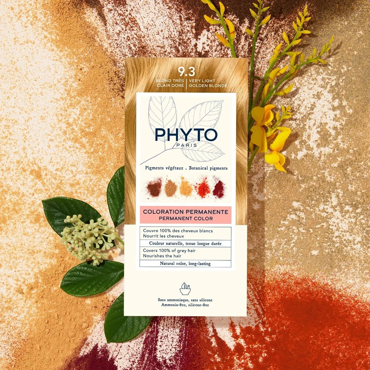 Phytocolor Permanent Color Shade 9.3 Very Light Golden Blonde