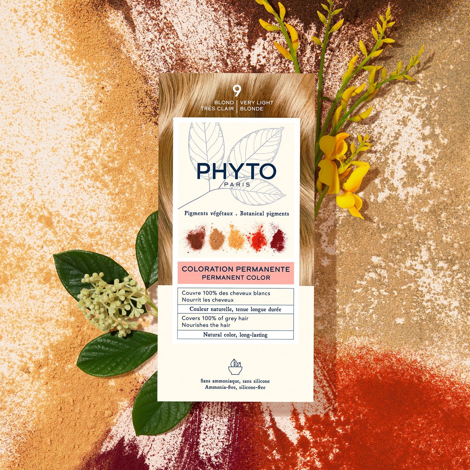 Phytocolor Permanent Color Shade 9 Very Light Blonde