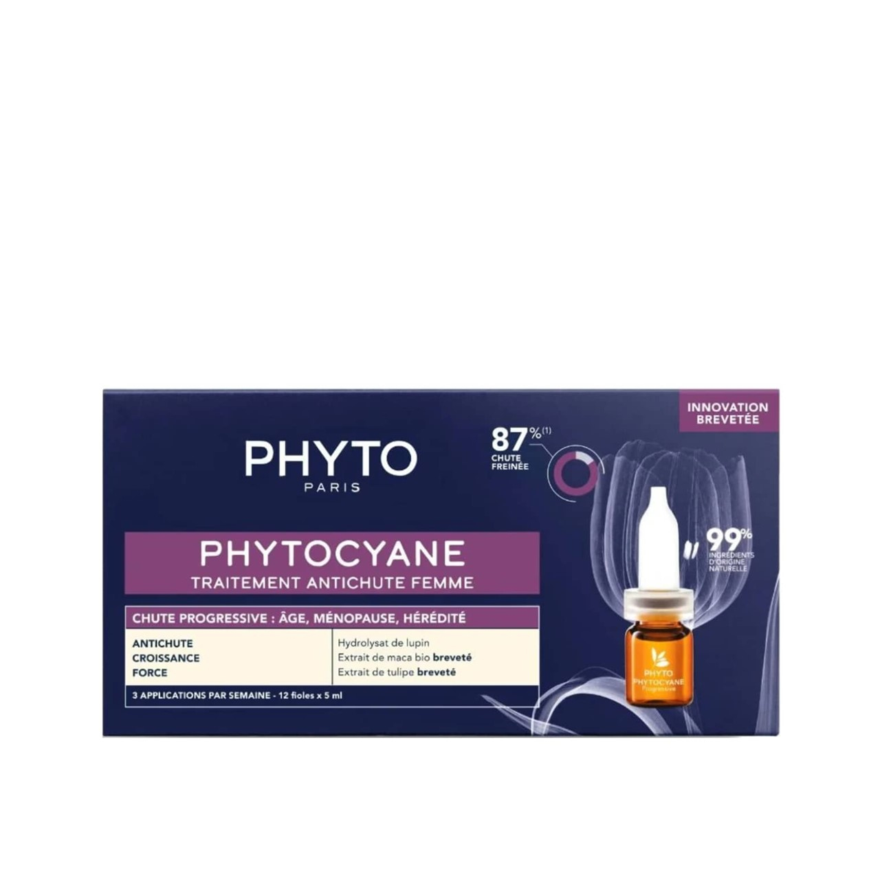 Phytocyane Traitement Antichute Progressive pour Femmes 12x5ml
