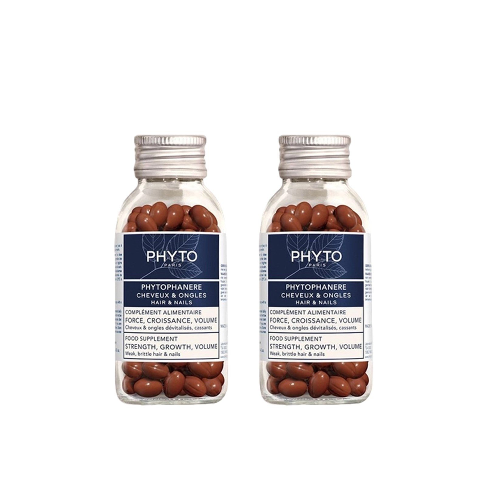 Phyto Phytophanère Hair & Nails Food Supplement Capsules Hair Loss 120x2