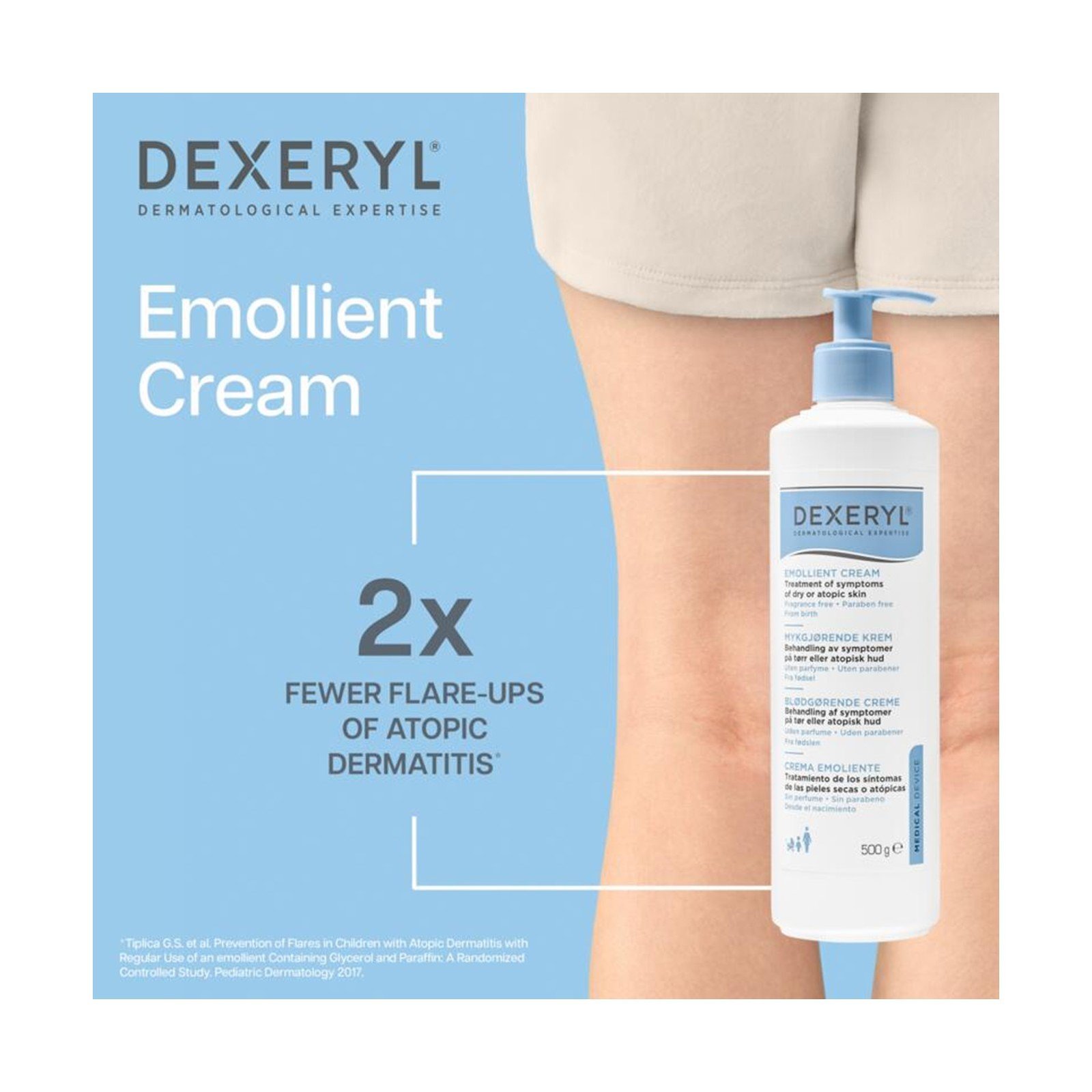 Pierre Fabre Dermatologie Dexeryl Emollient Cream 500g (17.64oz)