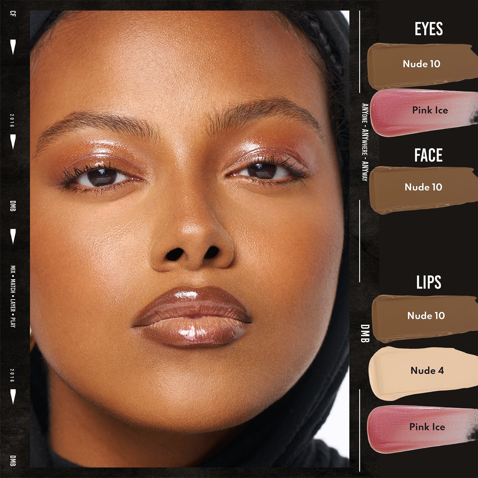 Danessa Myricks Beauty Colorfix Glazes Waterproof Longwear Gloss Pink Ice 10ml