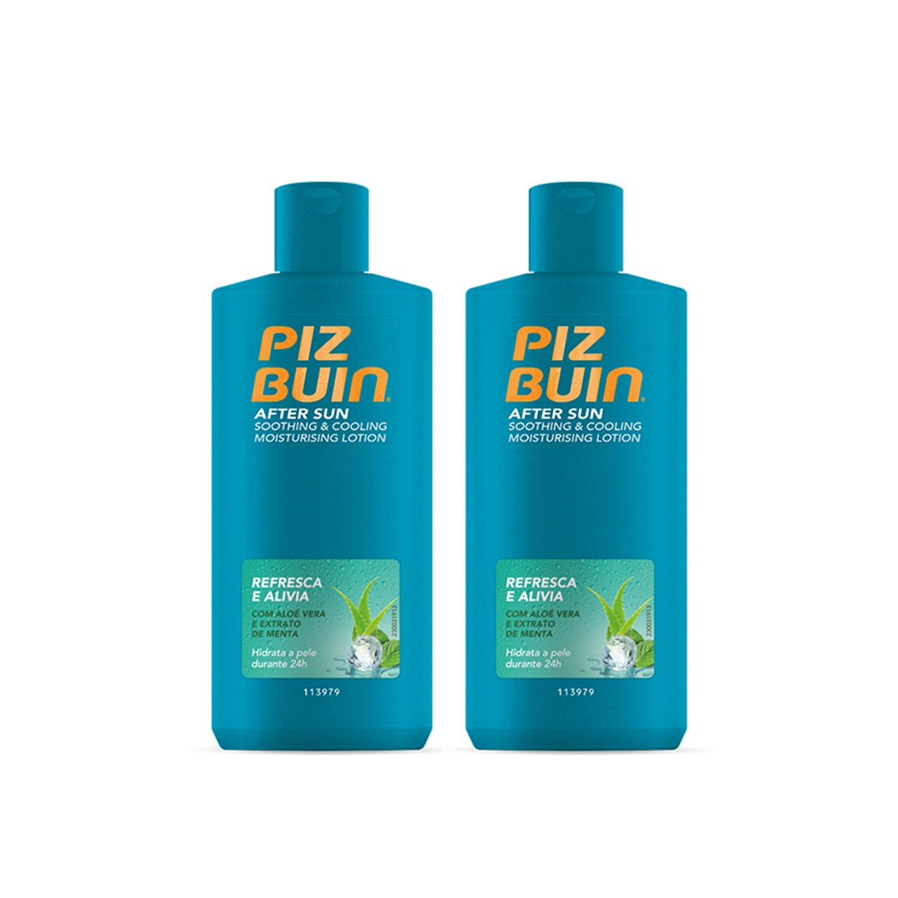 Piz Buin After Sun لوشن مرطب مهدئ ومنعش 200 مل × 2