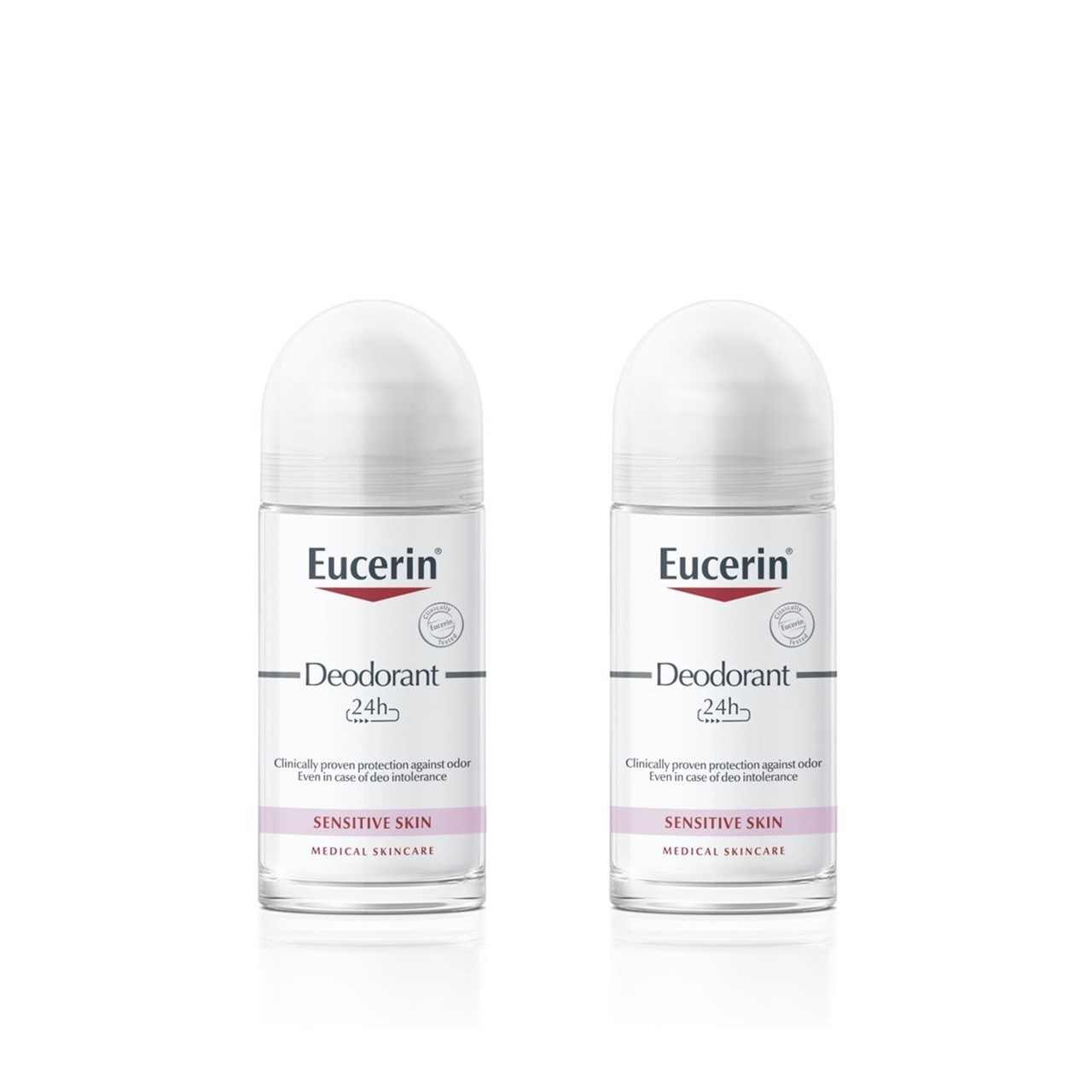 Eucerin Deodorant Sensitive Skin 24h Roll-On 50ml x2