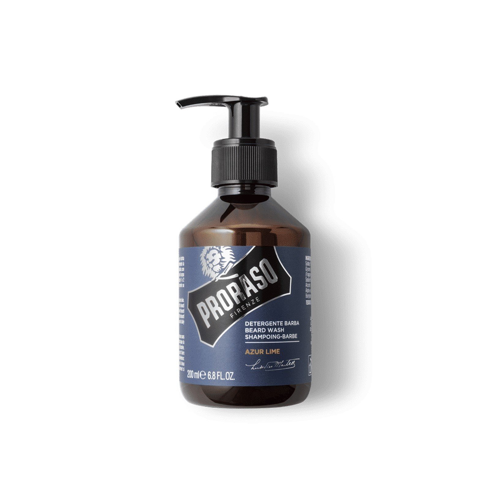 Proraso Beard Wash Azur Lime 200ml (6.8floz)