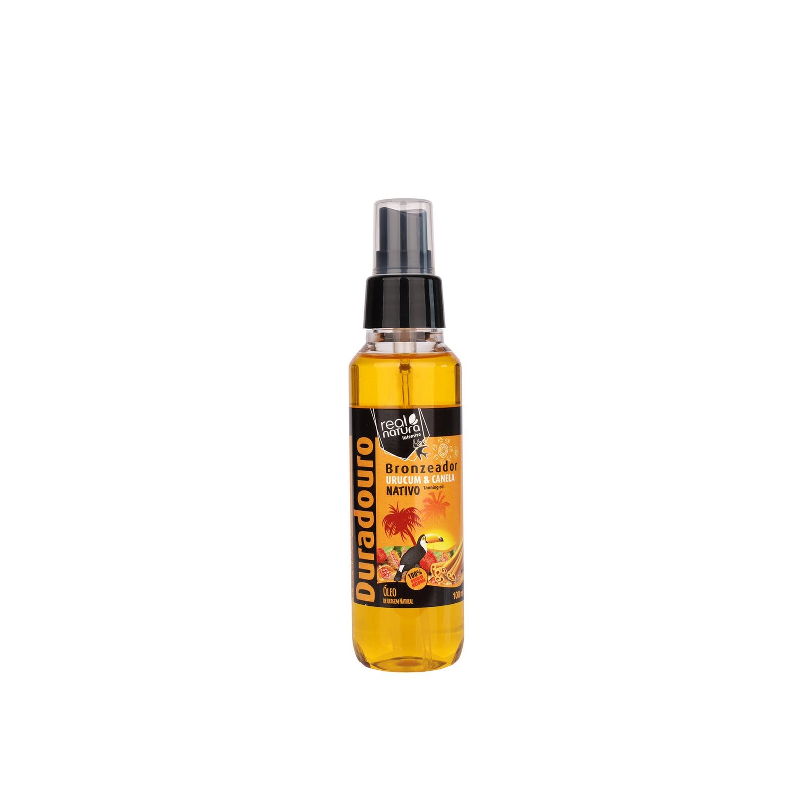 Real Natura Óleo para bronzeamento com urucum e canela 100 ml