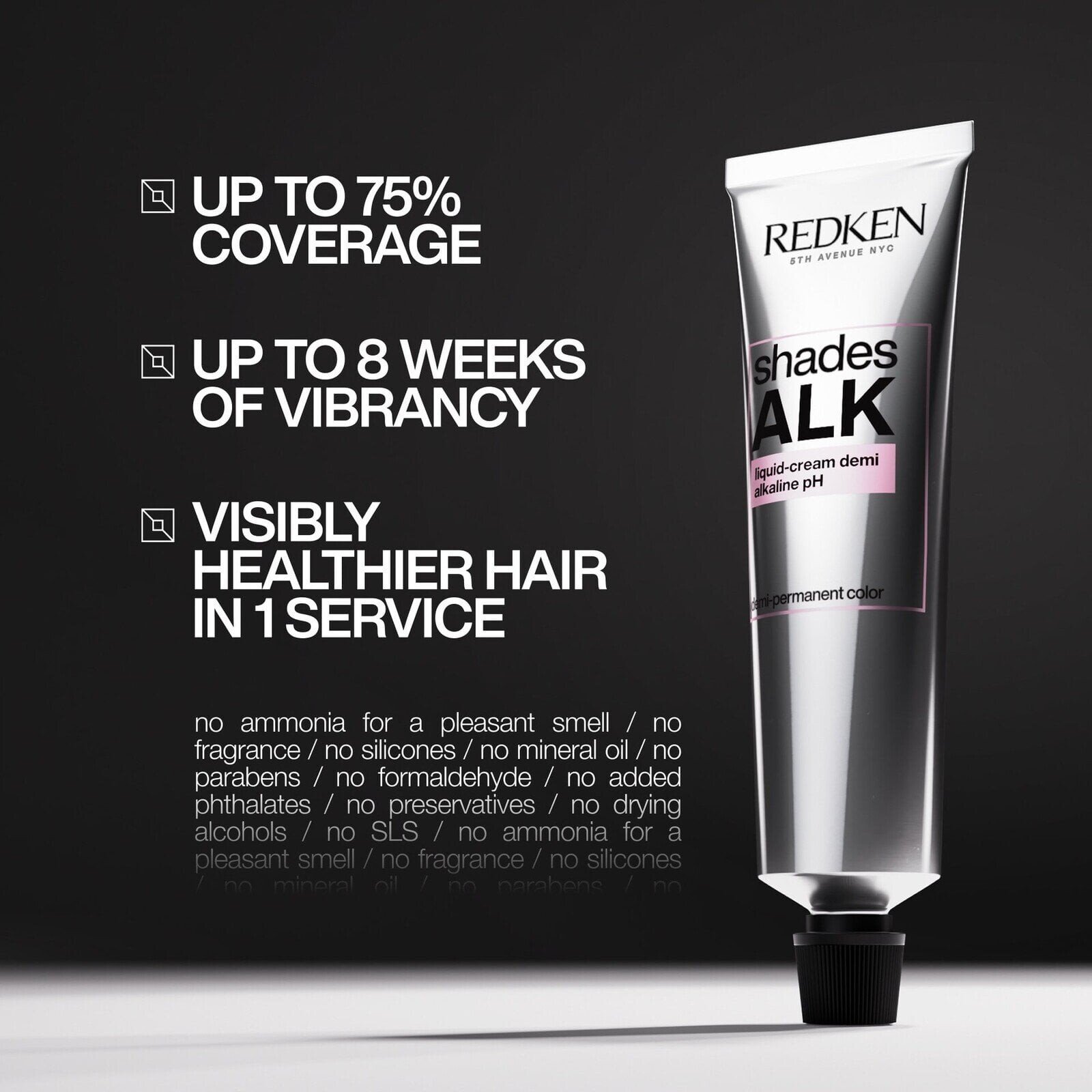 Redken Shades ALK Liquid-Cream Alkaline pH Demi-Permanent Hair Dye 4CB Clove 60ml