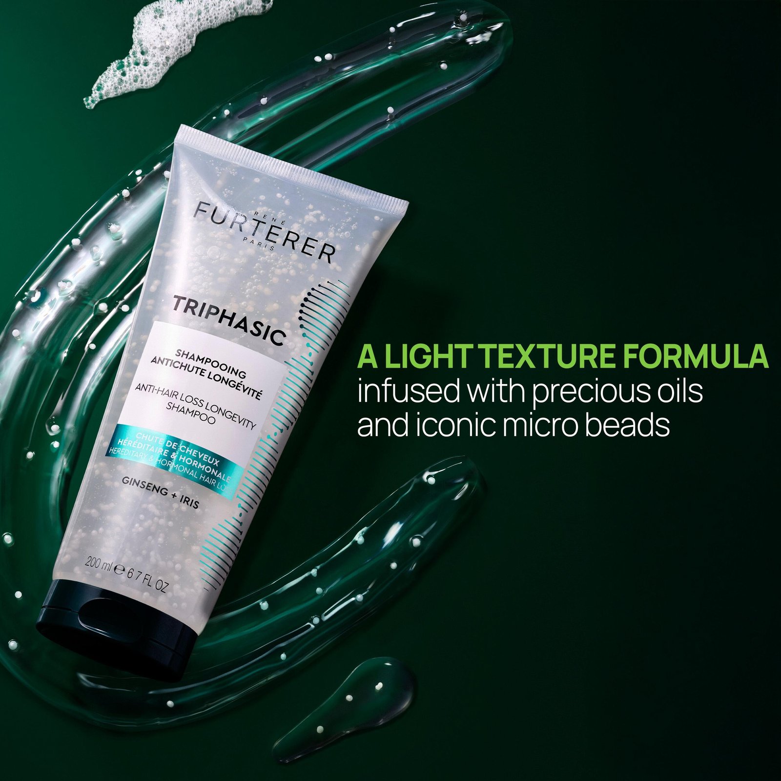 René Furterer Triphasic Anti-Hair Loss Longevity Shampoo 200ml