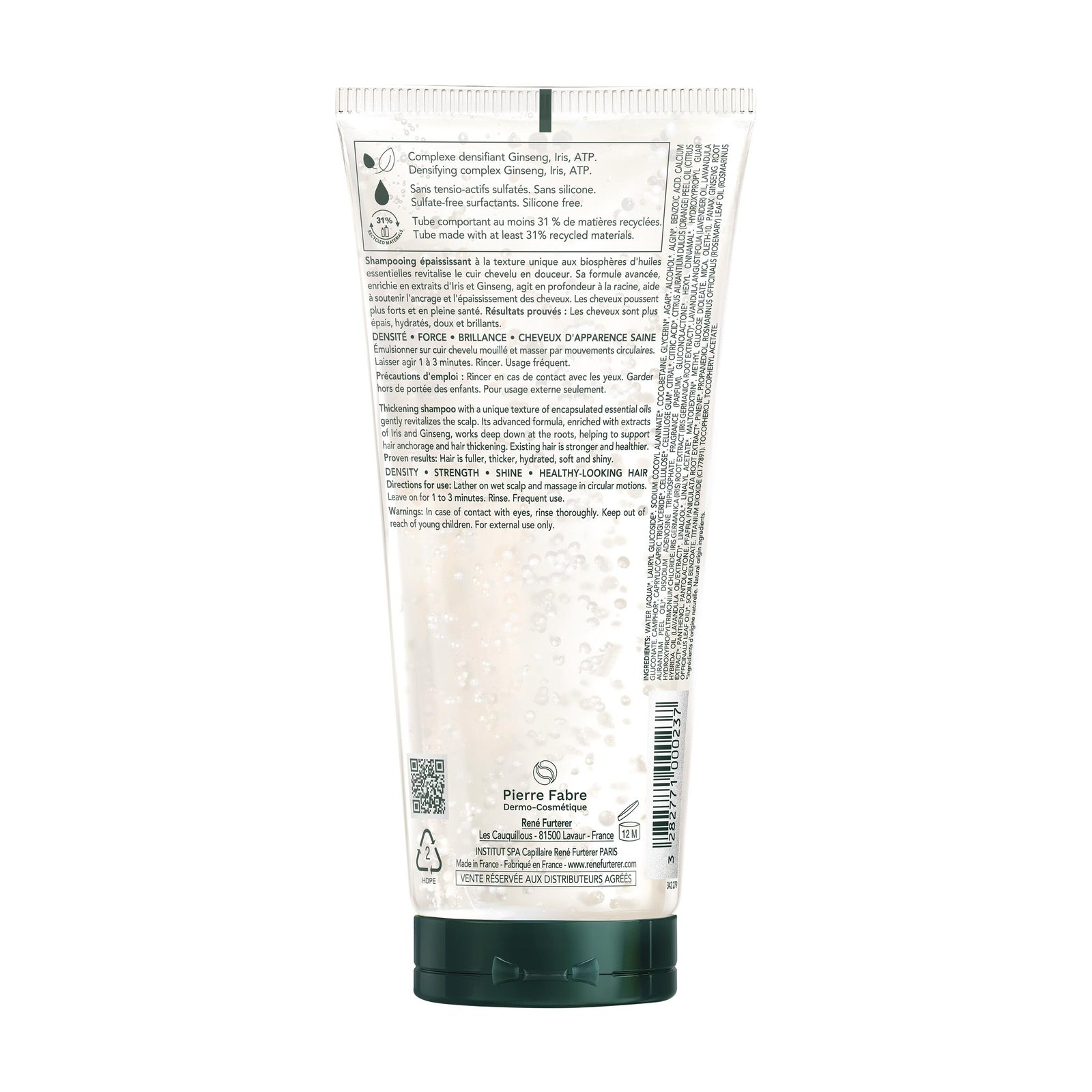 René Furterer Triphasic Anti-Hair Loss Longevity Shampoo 200ml