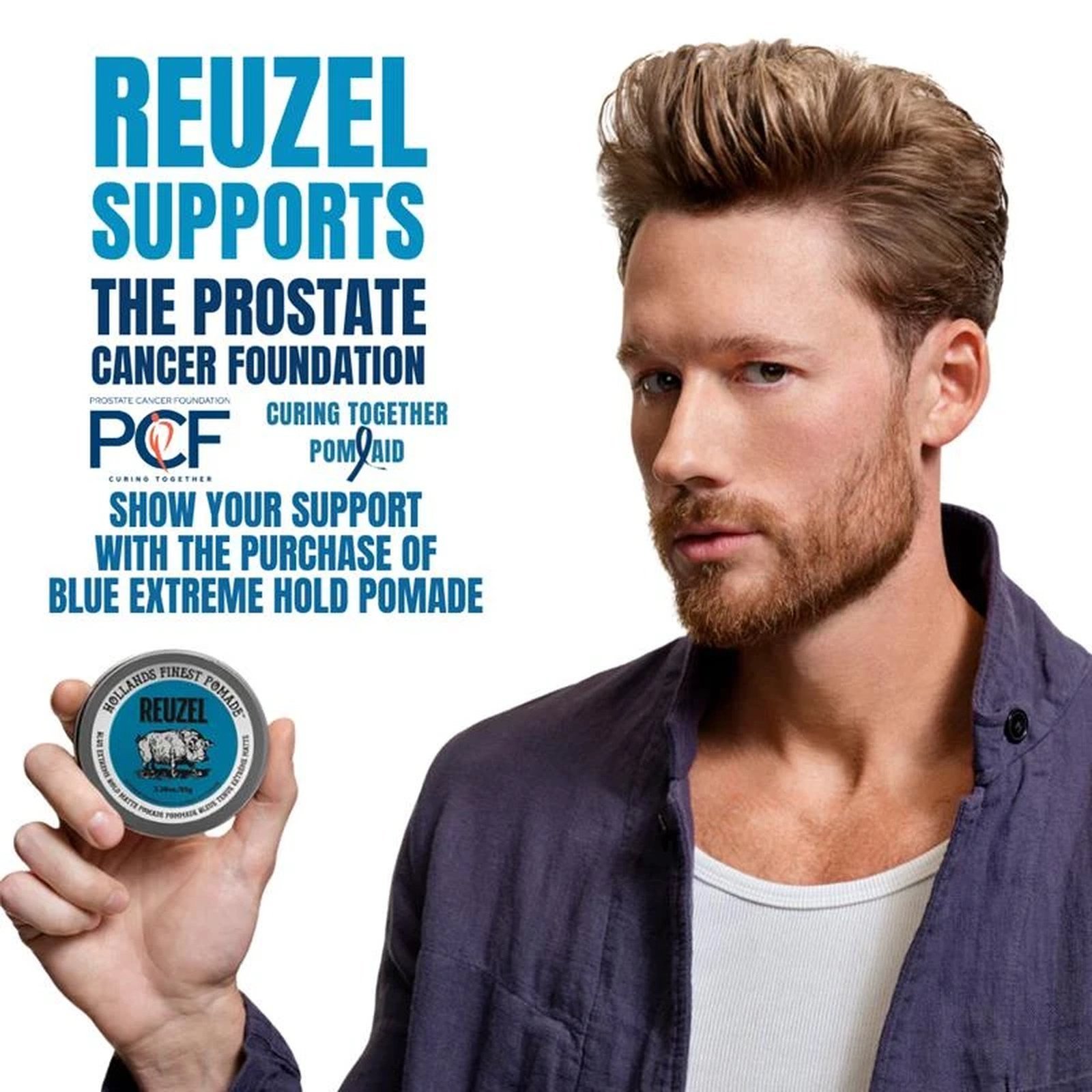 Reuzel Blue Extreme Hold Matte Pomade 95g