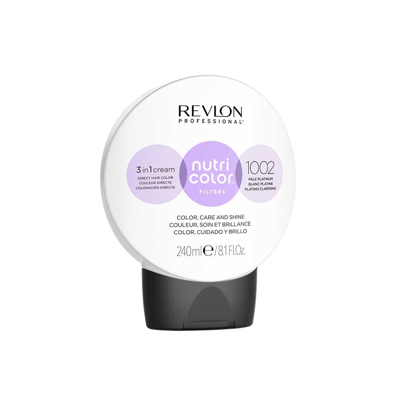 Revlon Professional Nutri Color Filters 3-In-1 Cream Hair Dye 1002 Pale Platinum 240ml