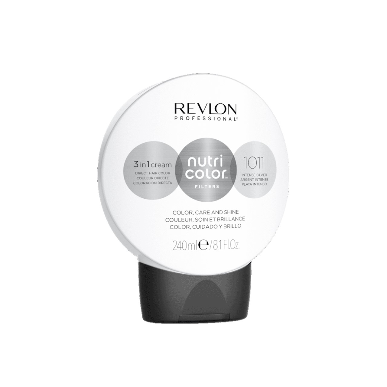 Revlon Professional Nutri Color Filters 3-In-1 Cream Hair Dye 1011 Intense Silver 240ml