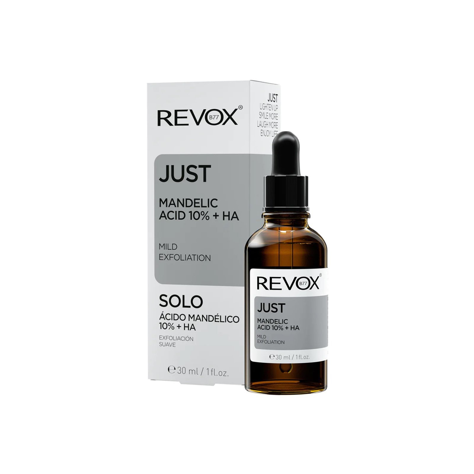 Revox B77 Just حمض الماندليك 10% + حمض الهيالورونيك سيروم تقشير لطيف 30ml