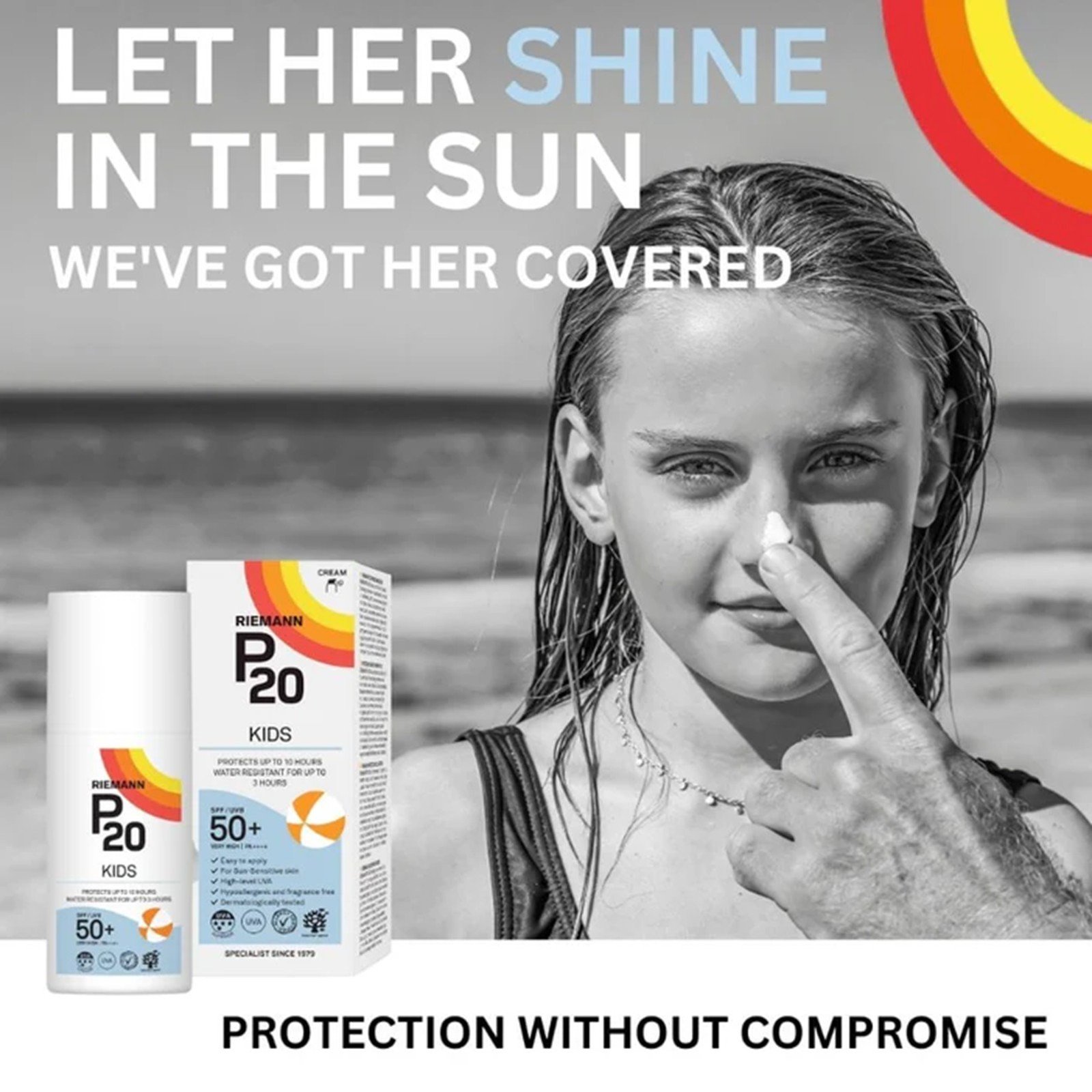 Riemann P20 Kids Sunscreen SPF50+ 200ml (6.76floz)